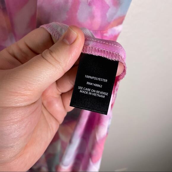 Torrid Multi Watercolor Tie-Front Duster Kimono 2X NWT - Picture 7 of 11